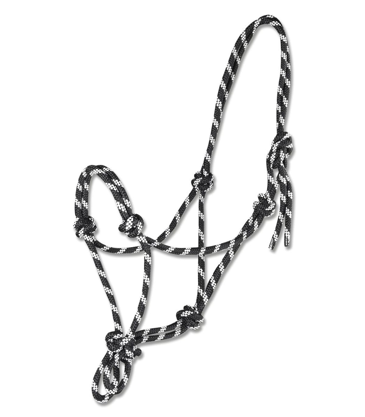 Waldhausen Knot Halter - Sort/Hvid