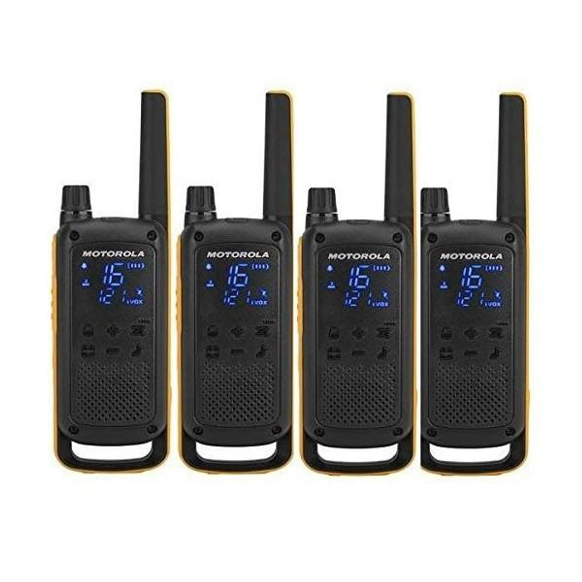 Walkie-talkie Motorola T82 Extreme (4 stk) Sort Gul