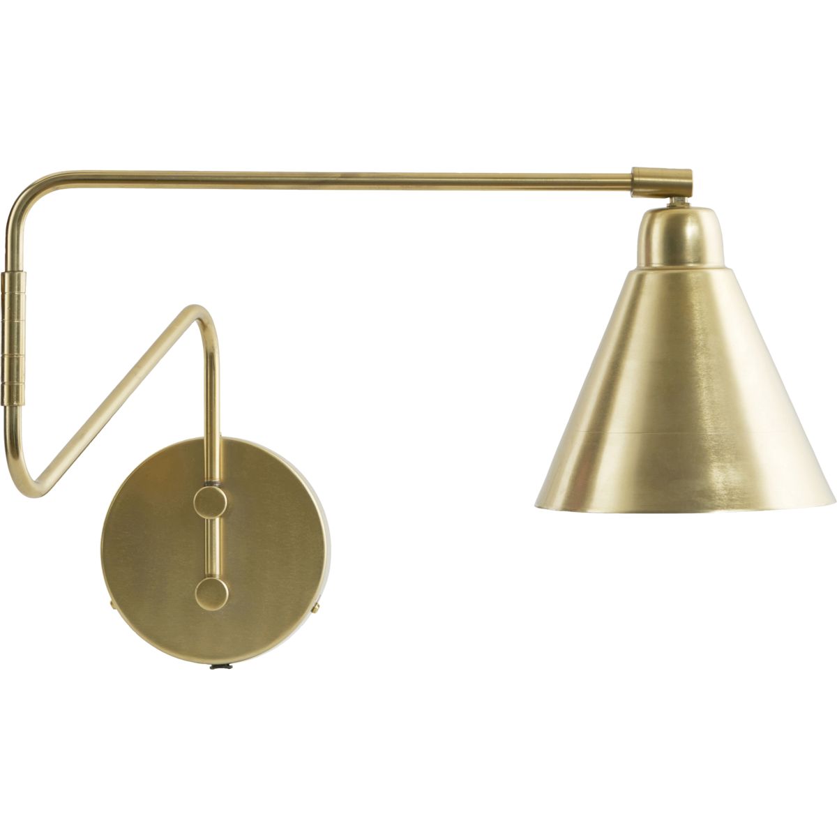 Wall lamp, HDGame, Brass - Brass / Iron / l: 70 cm