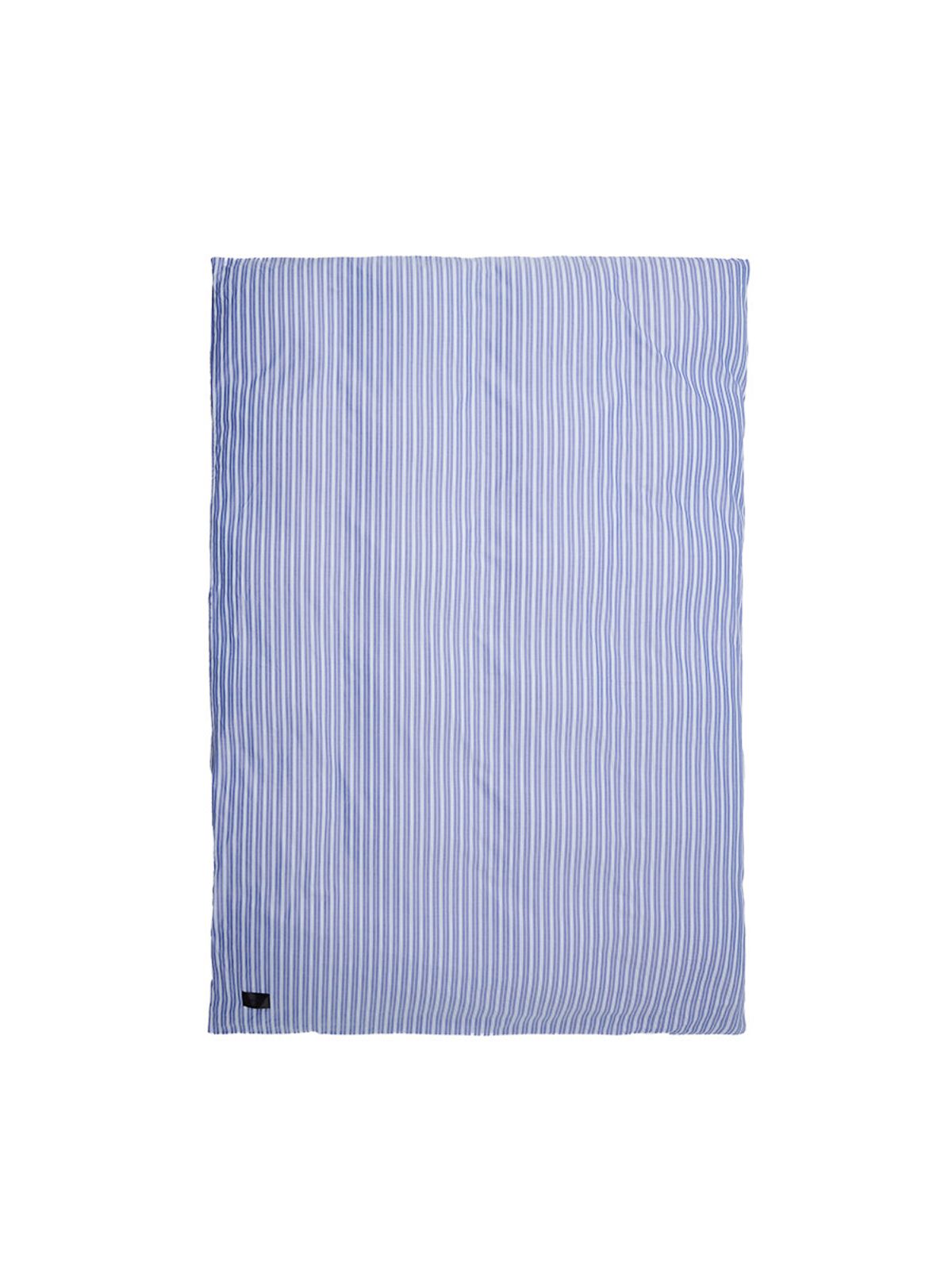 Wall Street Oxford Duvet Cover Single 140x200 cm fra Magniberg (Medium Blue Stripe)