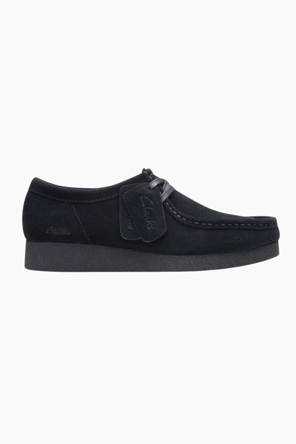 Wallabee - Black Suede - Clarks - Sort 36