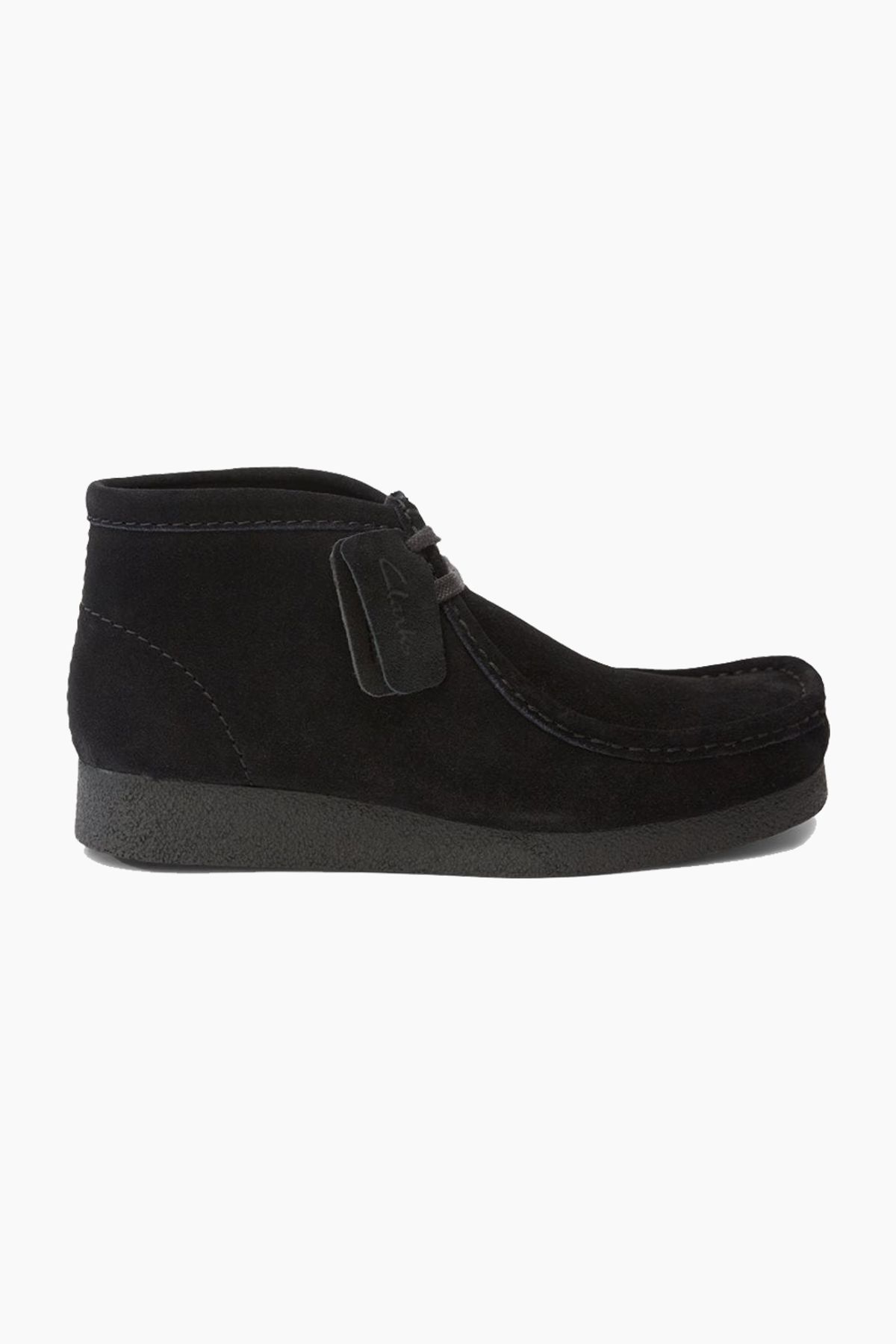 Wallabee Boot - Black Suede - Clarks - Sort 37