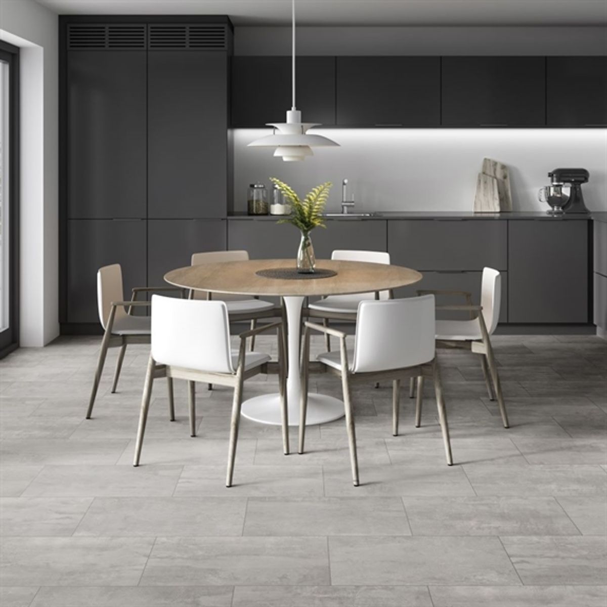 Wallmann Modern Tile Klinke - Concrete