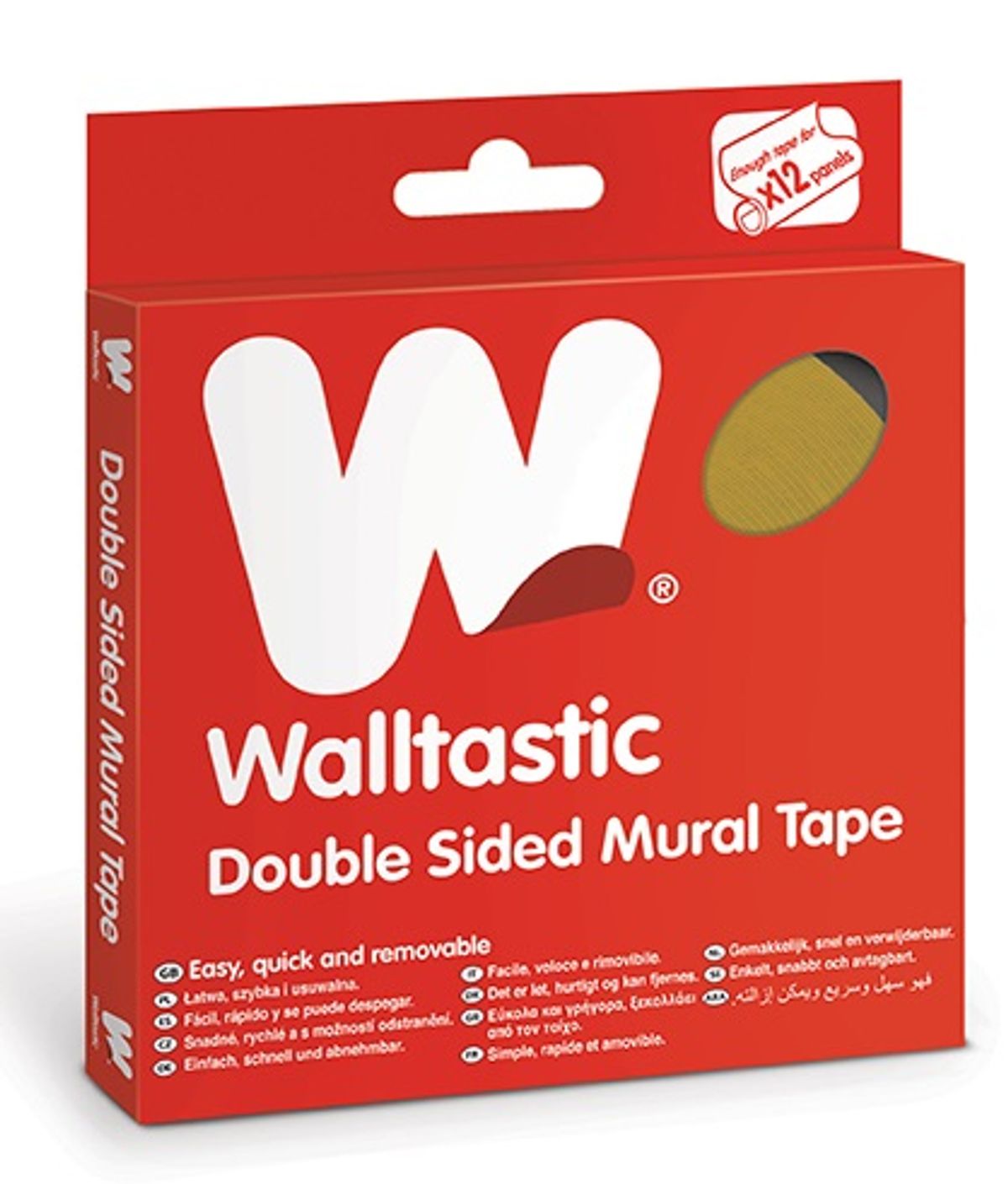 Walltastic dobbeltklæbende tape til tapet