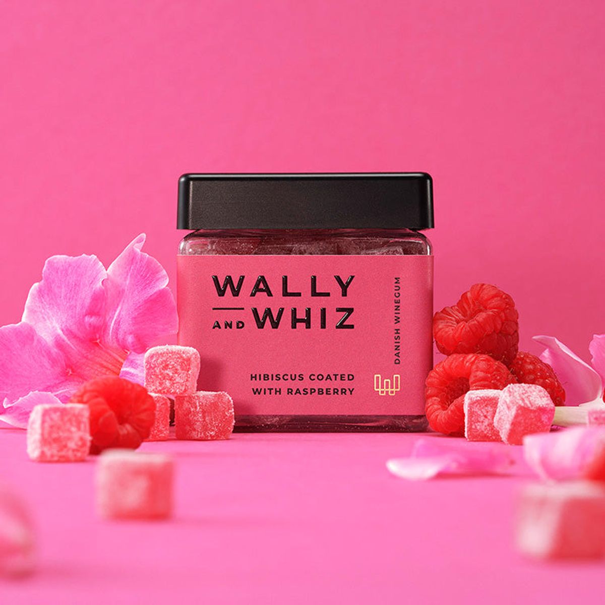 Wally & Whiz vingummi - Hibiscus med Hindbær