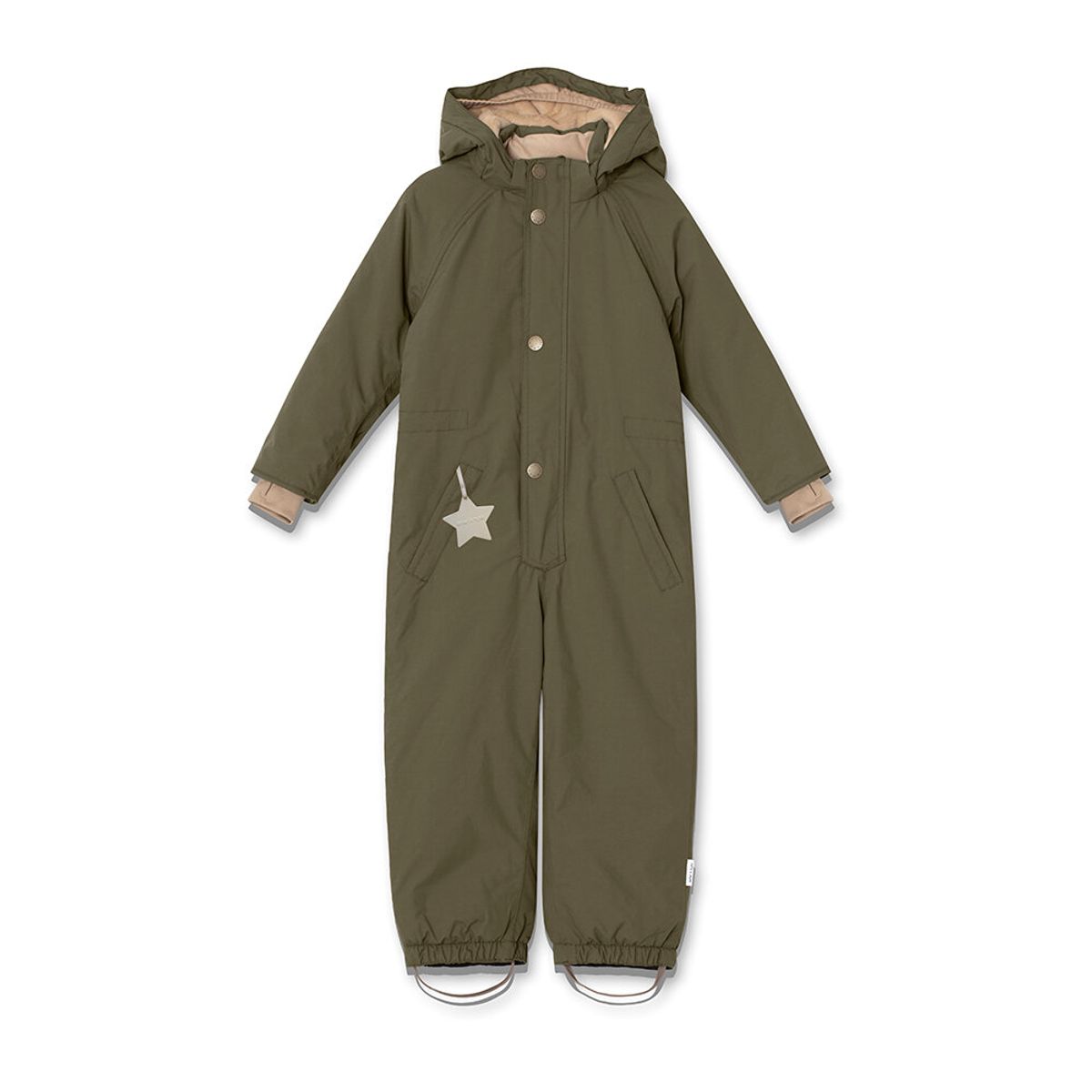 WANNI fleeceforet flyverdragt - Olive night - 110