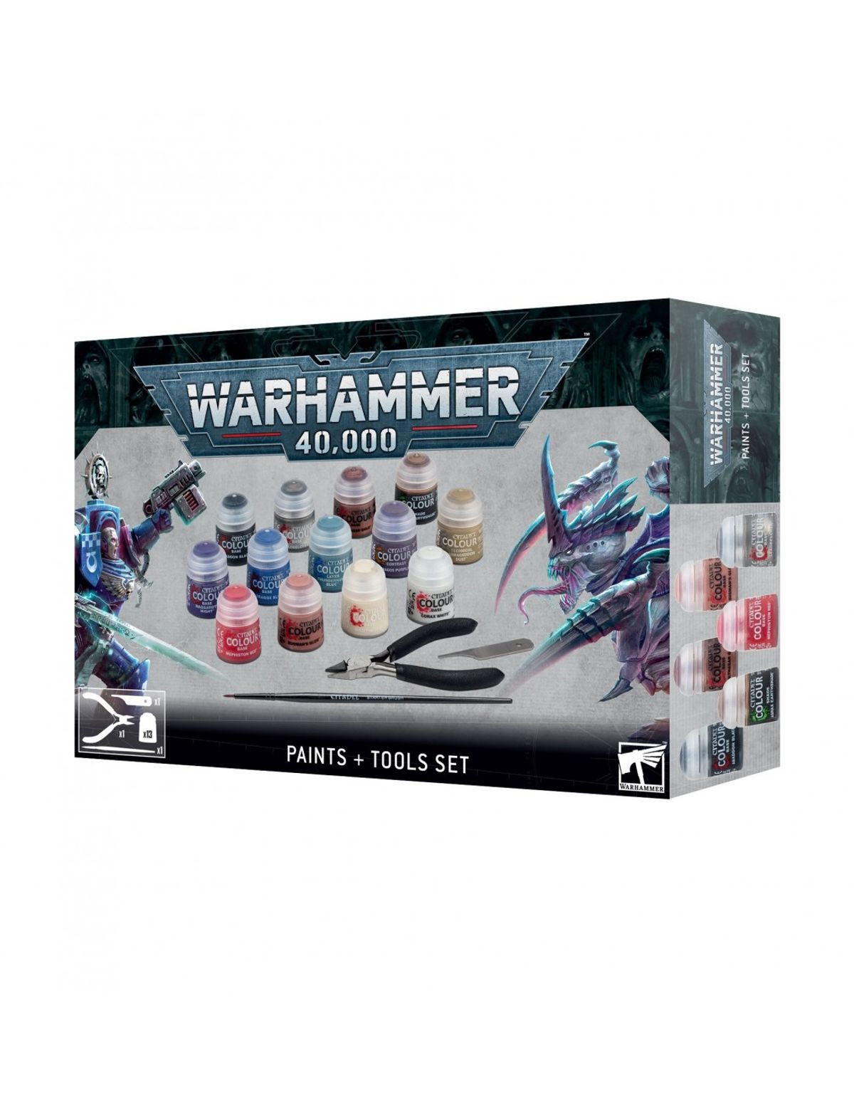 Warhammer 40.000 Paints + Tools set