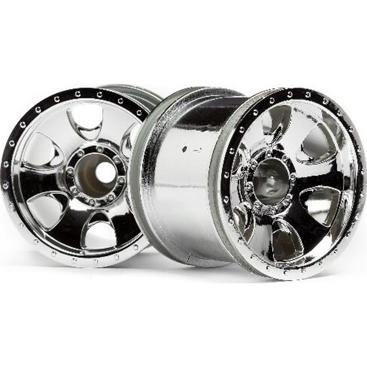 Warlock Wheel Chrome (2.2in/2pcs) - Hp106722 - Hpi Racing