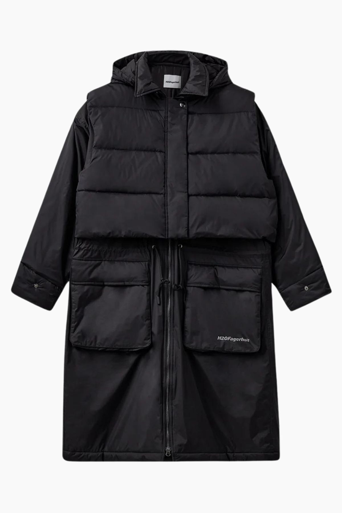 Warm Rain Jacket - Black - H2O Fagerholt - Sort L