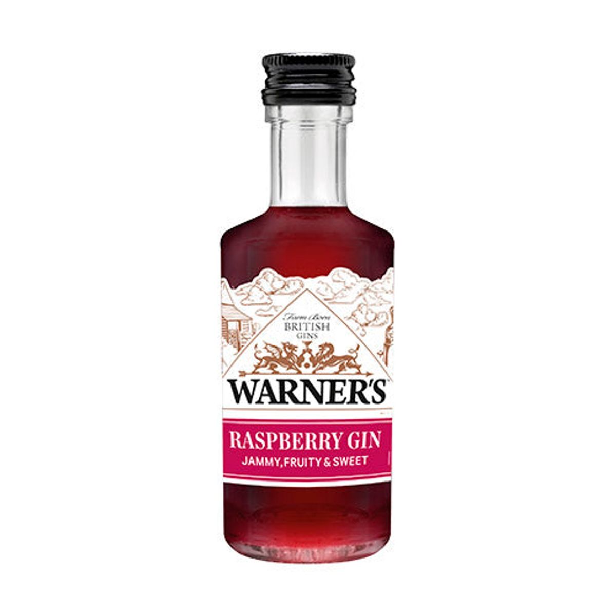 Warner's Raspberry Gin, 5 cl