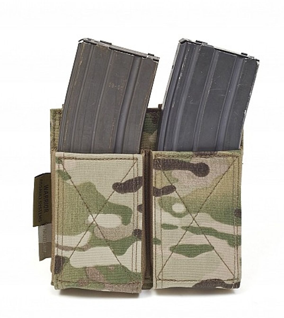 Warrior Assault Systems Double Elastic Mag Pouch Multicam