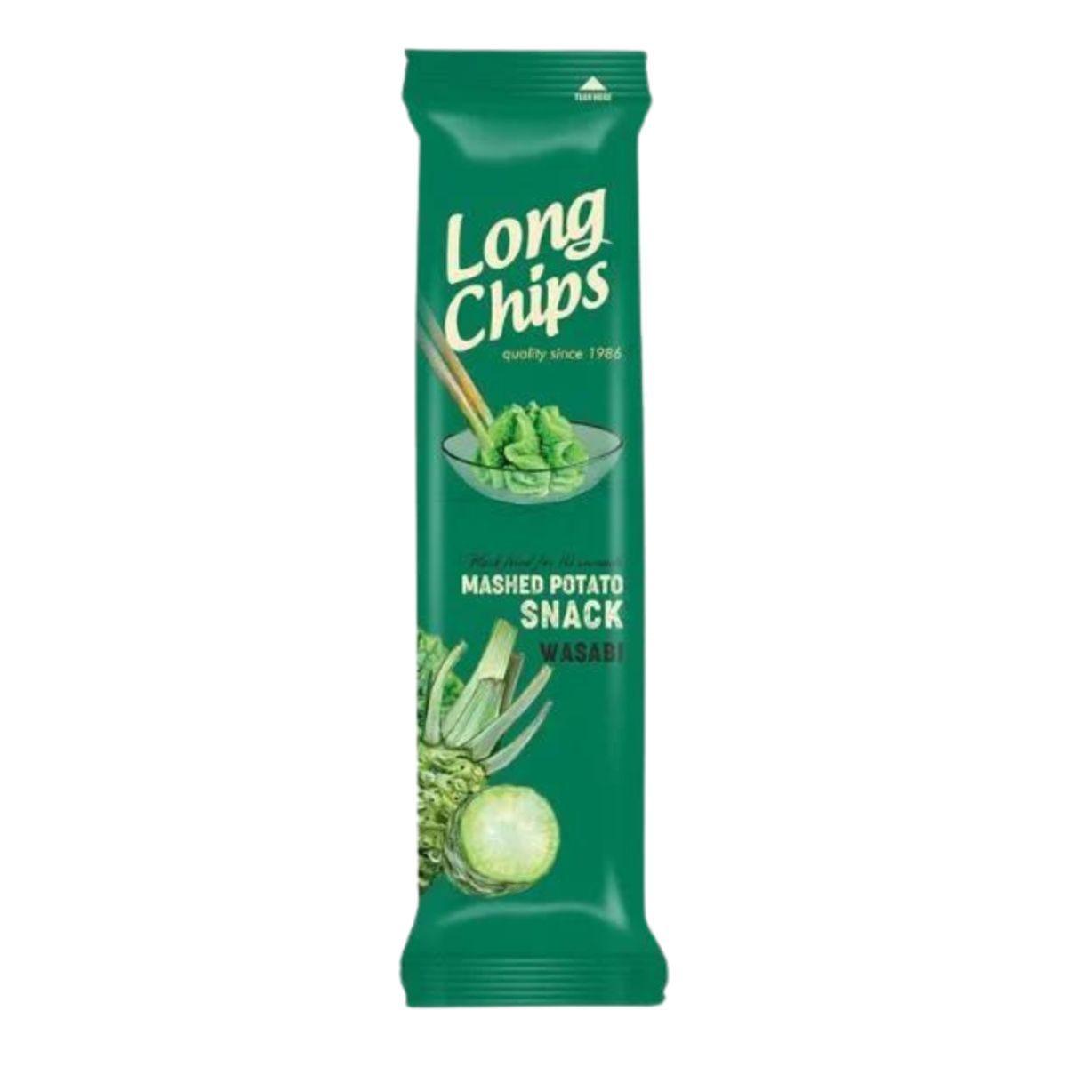 Wasabi chips - Long Chips