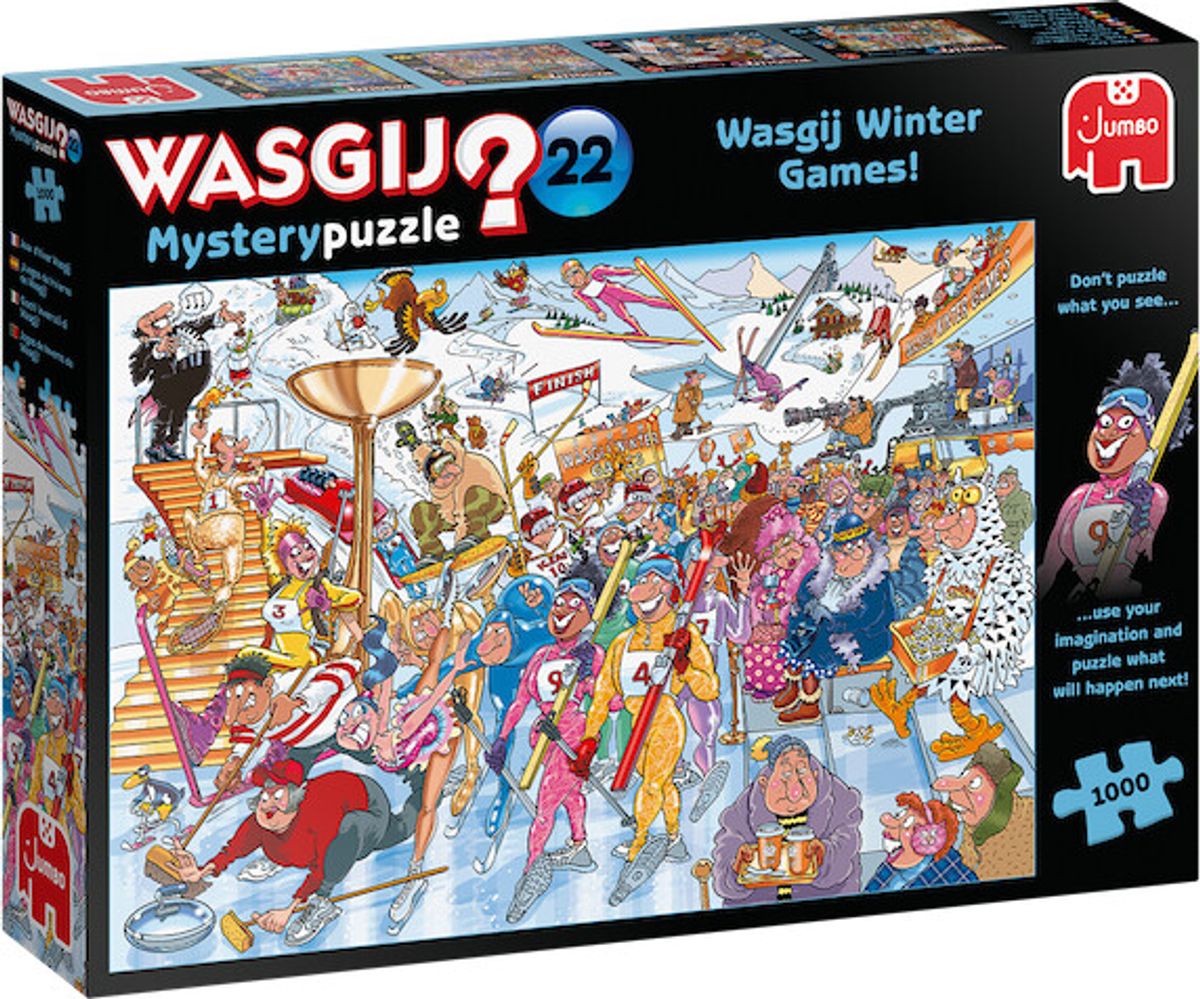 Wasgij - Mystery 22 Puslespil - Winter Games! - 1000 Brikker