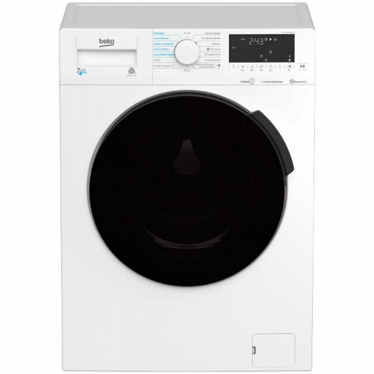 Washer - Dryer BEKO HTV 7716 DSW BTR 7kg / 4kg 1400 rpm Hvid 7 kg