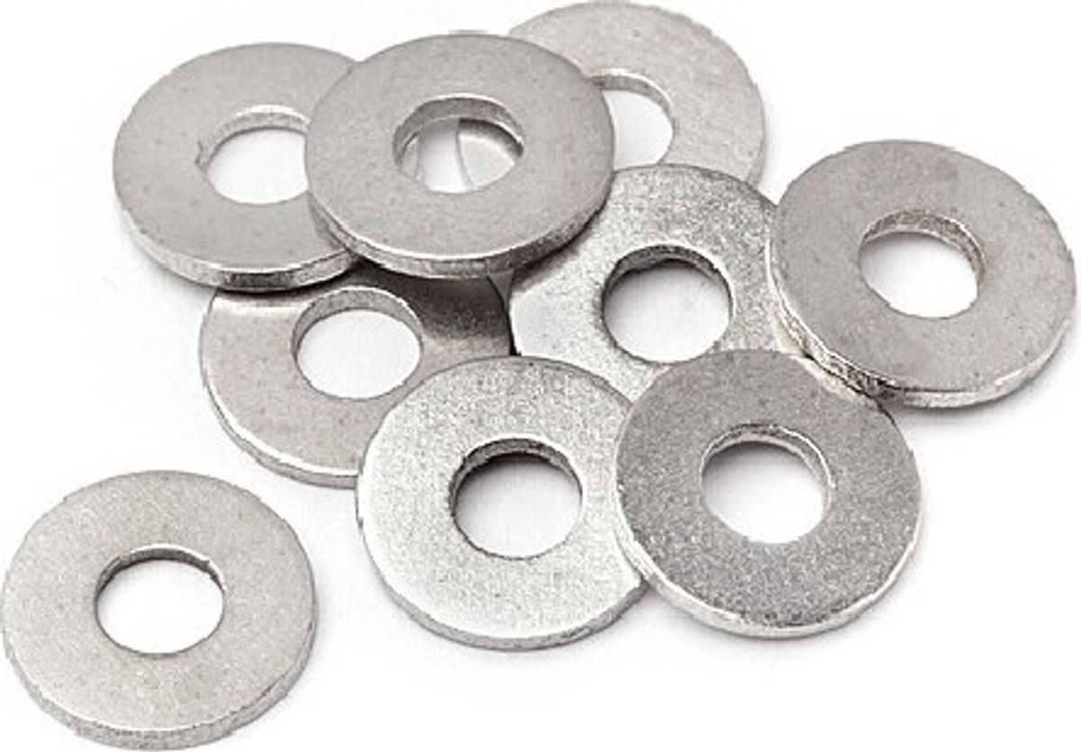 Washers 3x8x0.8mm 9 Pcs - Mv24067 - Maverick Rc