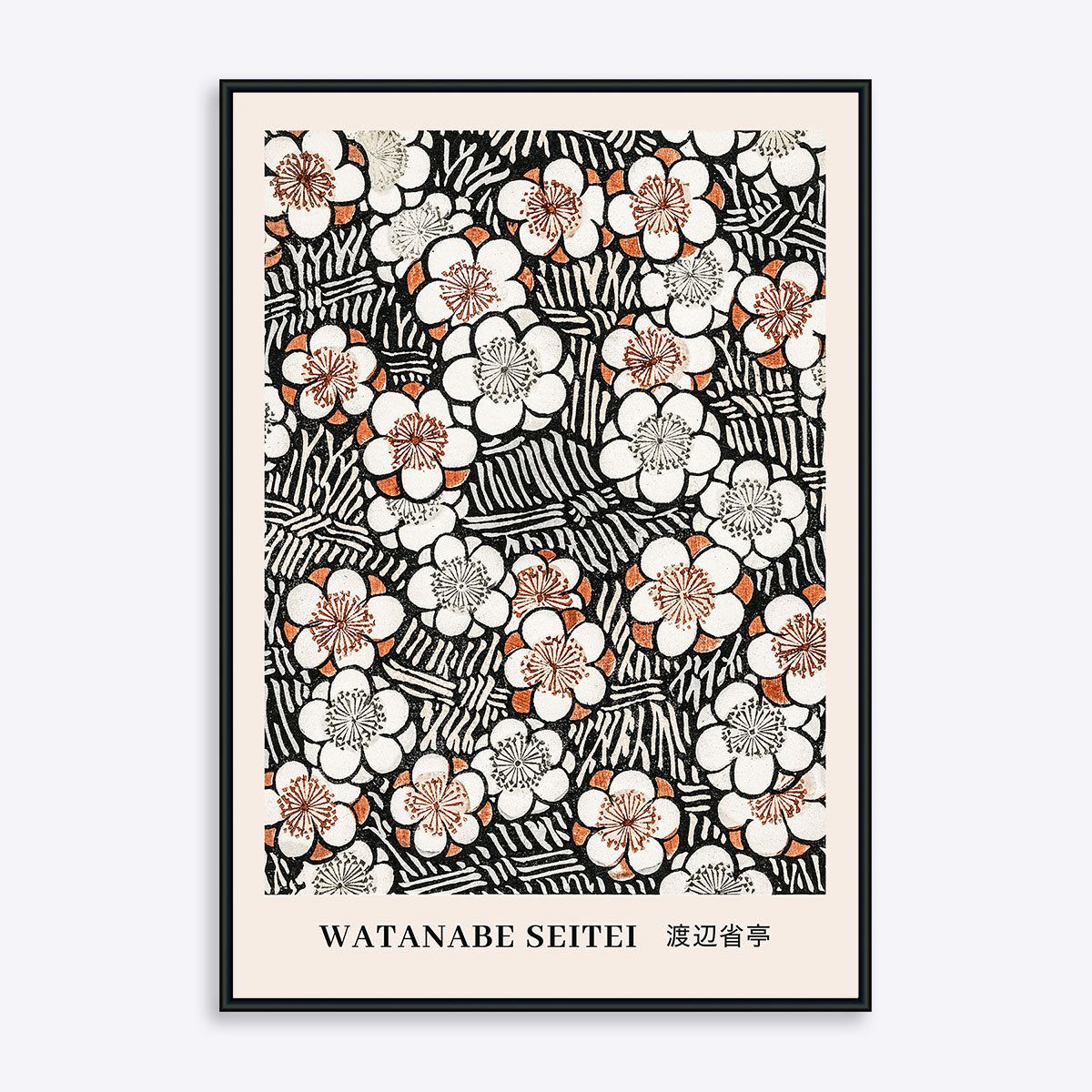 Watanabe Seitei Floral Pattern - 50x70 cm