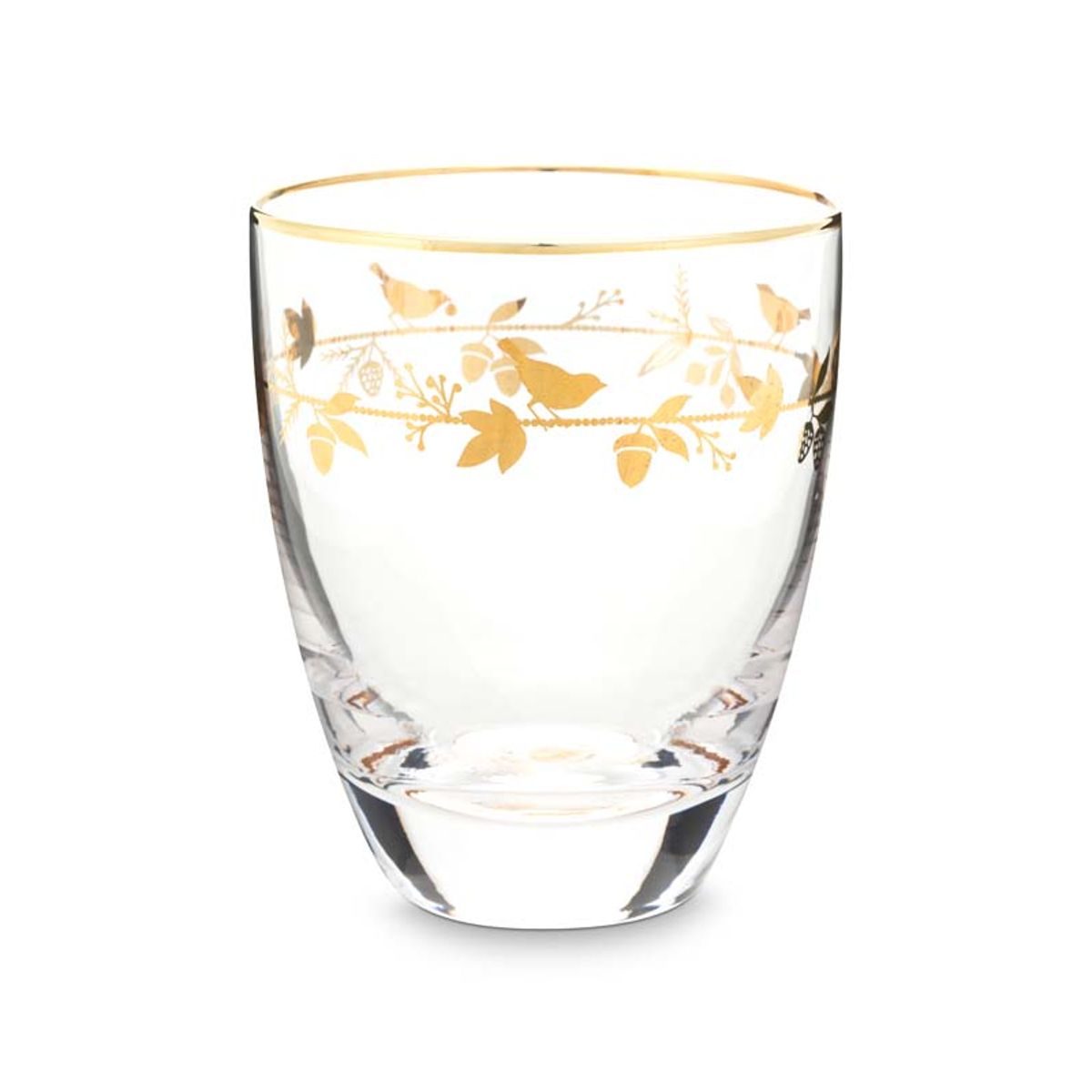 Water Glass Winter Wonderland Gold 360ml