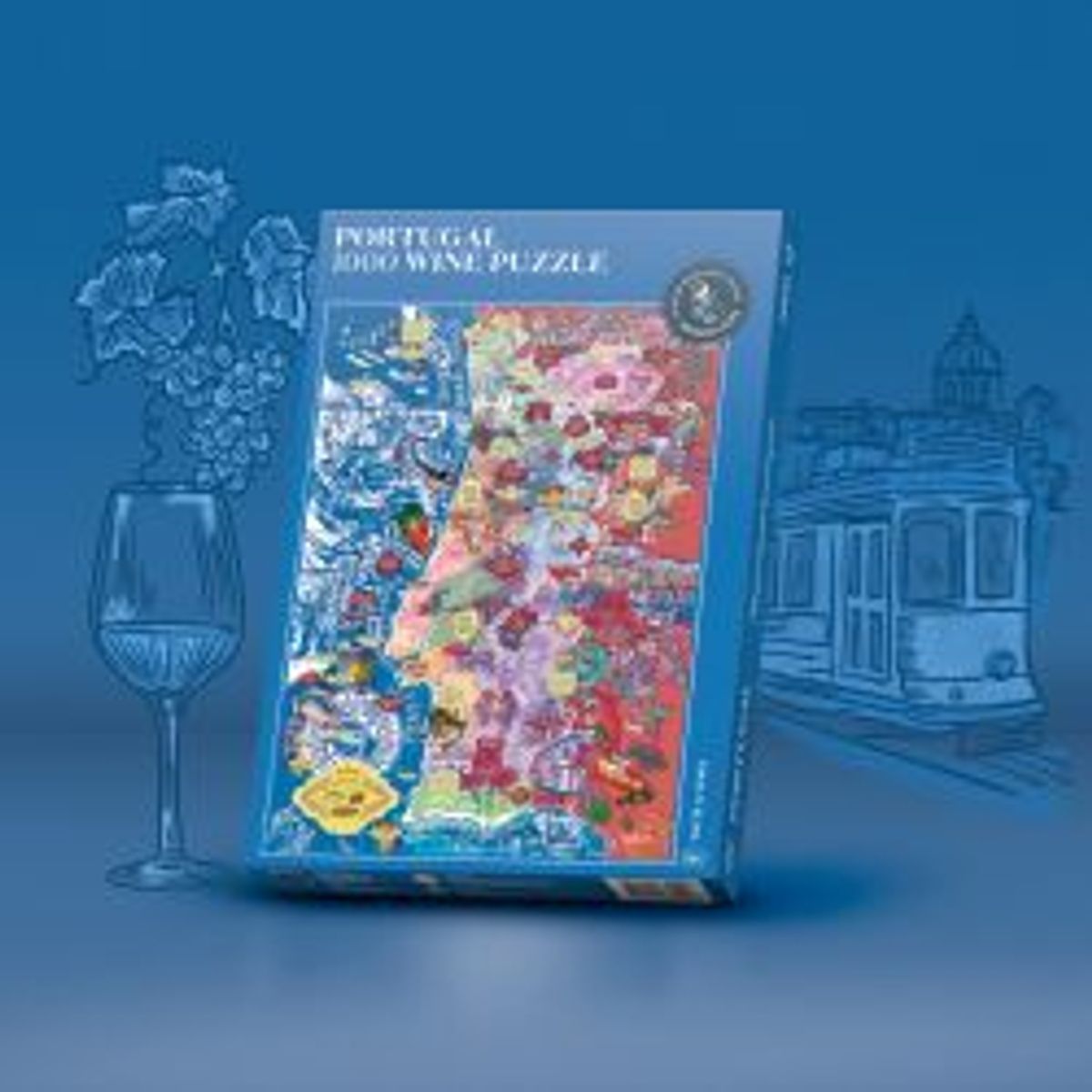 Water & Wines Wine Puzzle - Portugal - Puslespil