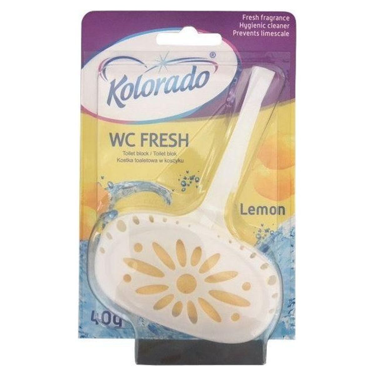 WC Fresh Lemon med holder