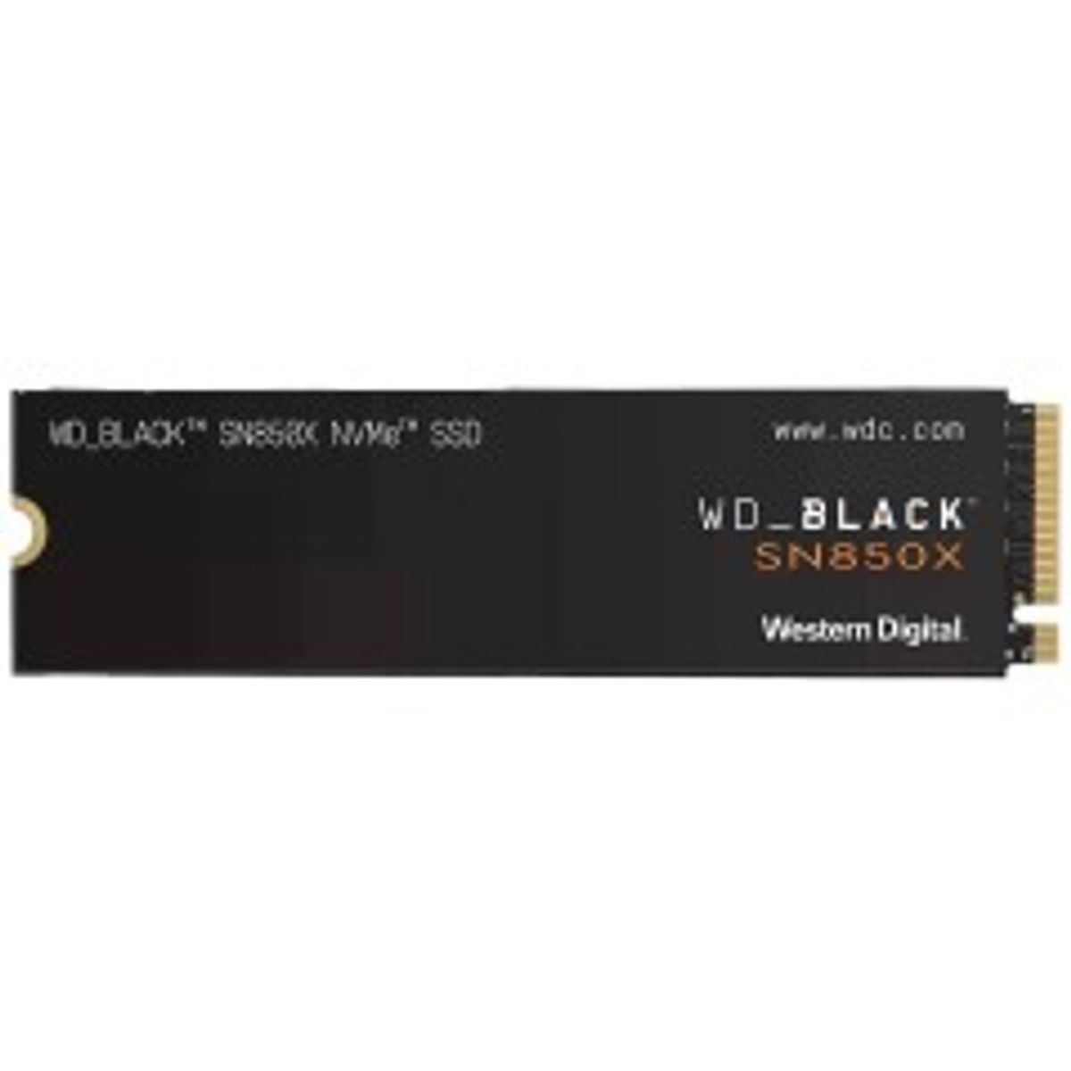 WD_BLACK SN850X NVMe SSD Solid state-drev WDS200T2X0E 2TB M.2 PCI Express 4.0 x4 (NVMe)