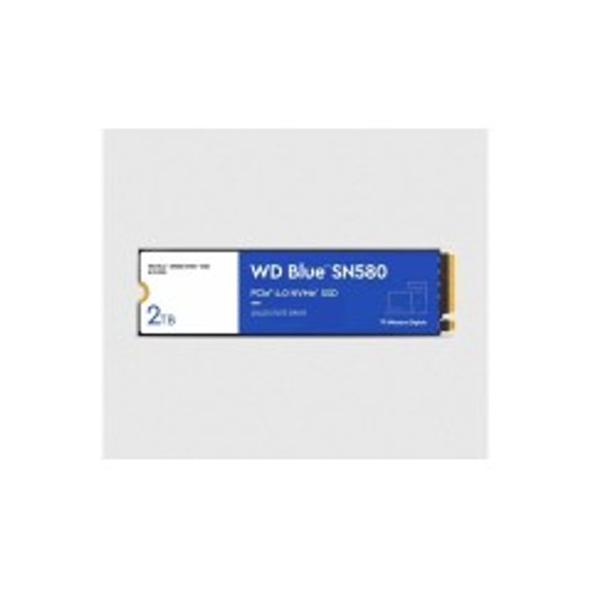 WD Blue SN580 Solid state-drev 2 TB M.2 PCI Express 4.0 x4 (NVMe)