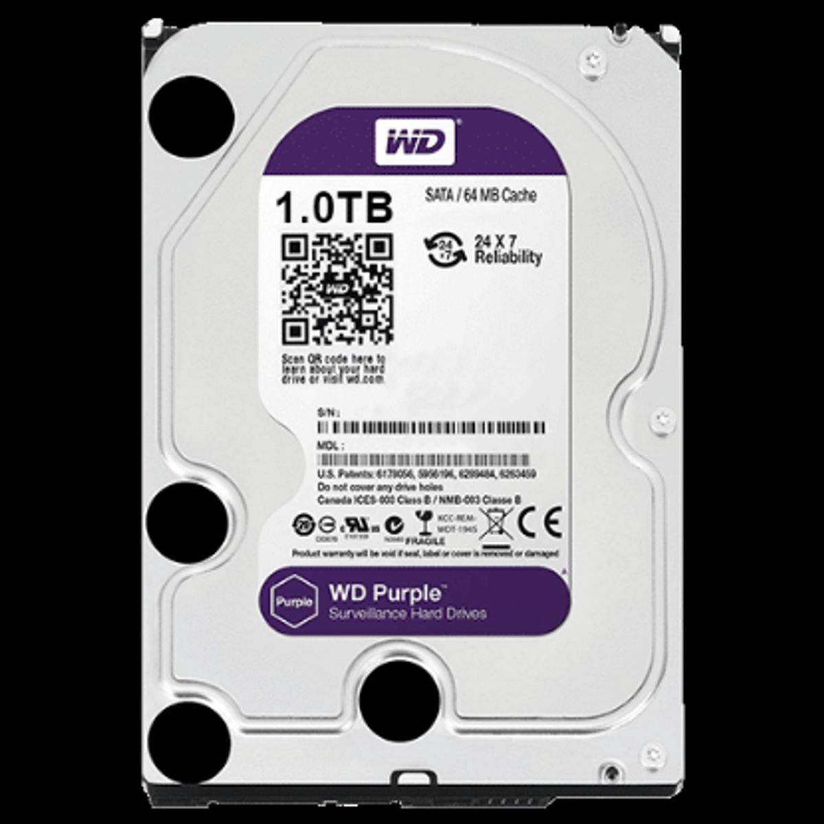 WD Purple 1TB Harddisk