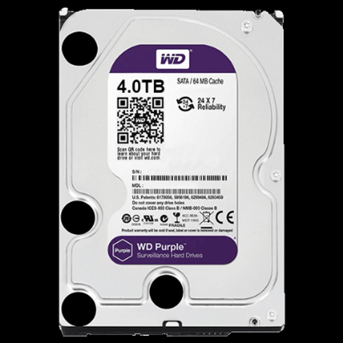 WD Purple 4TB Harddisk