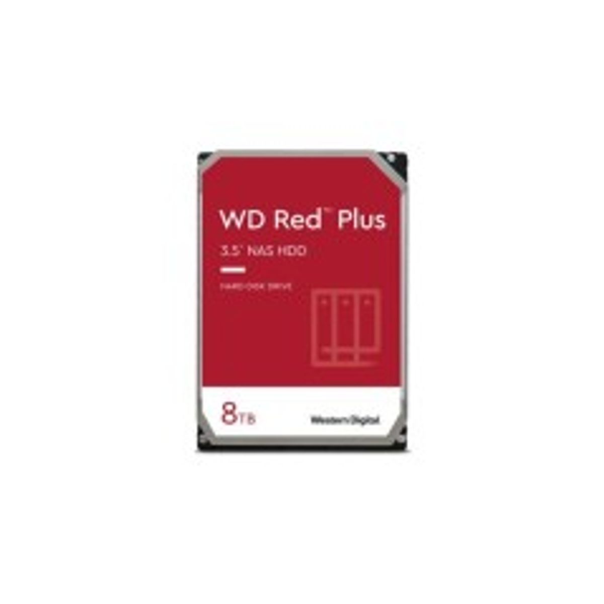 WD Red Plus Harddisk WD80EFPX 8TB 3.5 Serial ATA-600 5640rpm