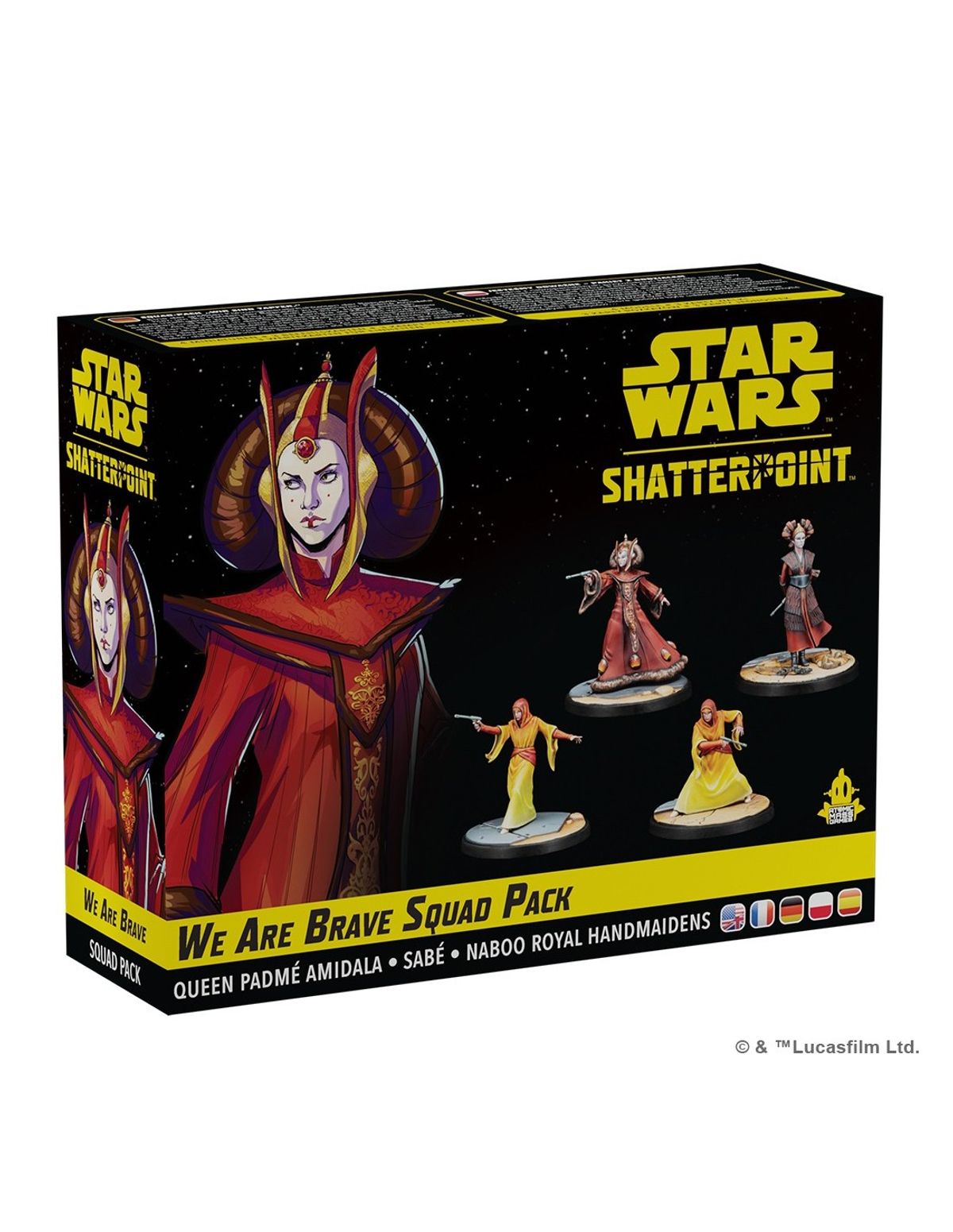 We Are Brave - Padme Amidala Squad pack - Star Wars Shatterpoint - Atomic Mass Games