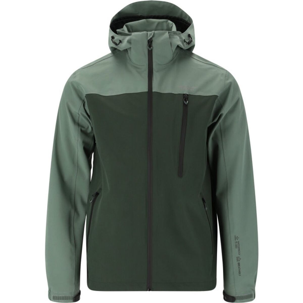 Weather Report Delton M AWG Jacket Herre / Mænd 15000mm-deep Grøn-3XL - Regntøj, poncho