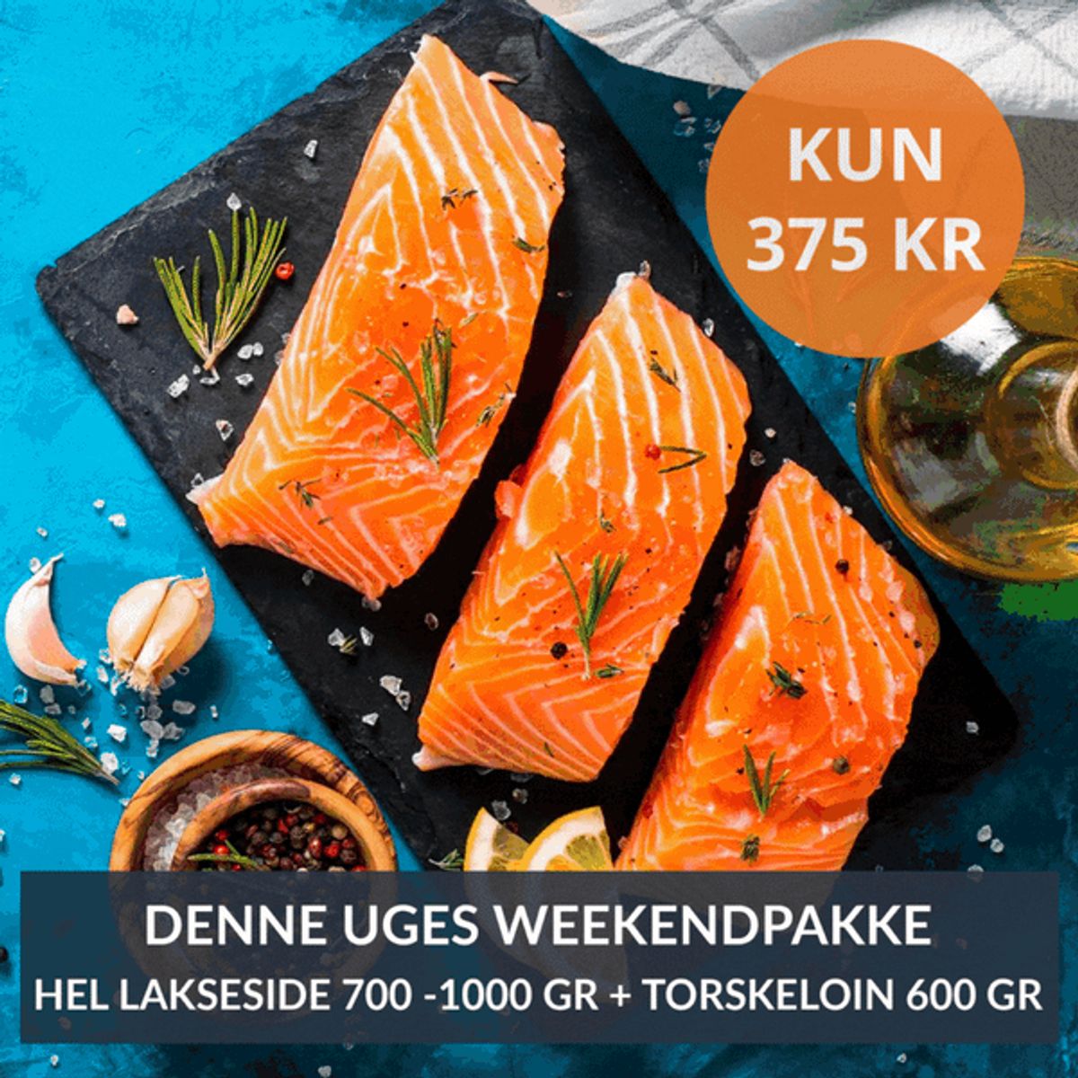 Weekendpakke: Hel Lakseside + Torskeloin