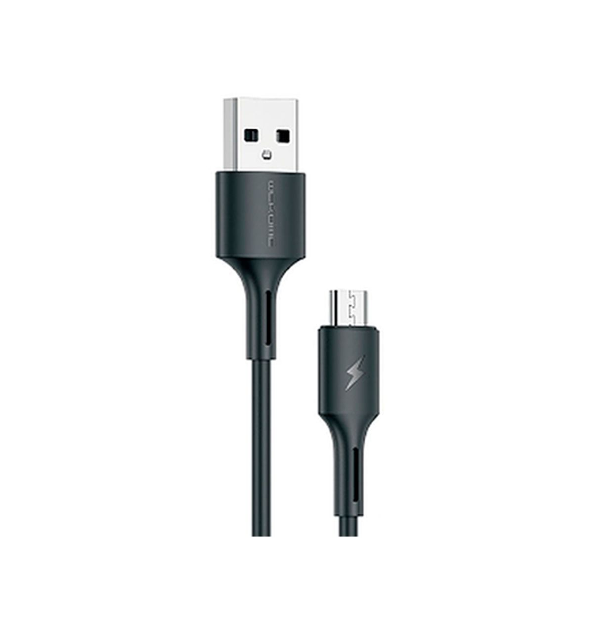 WEKOME&trade; | USB-A Til Micro USB - Oplade / Data Kabel - Sort - 1.2M