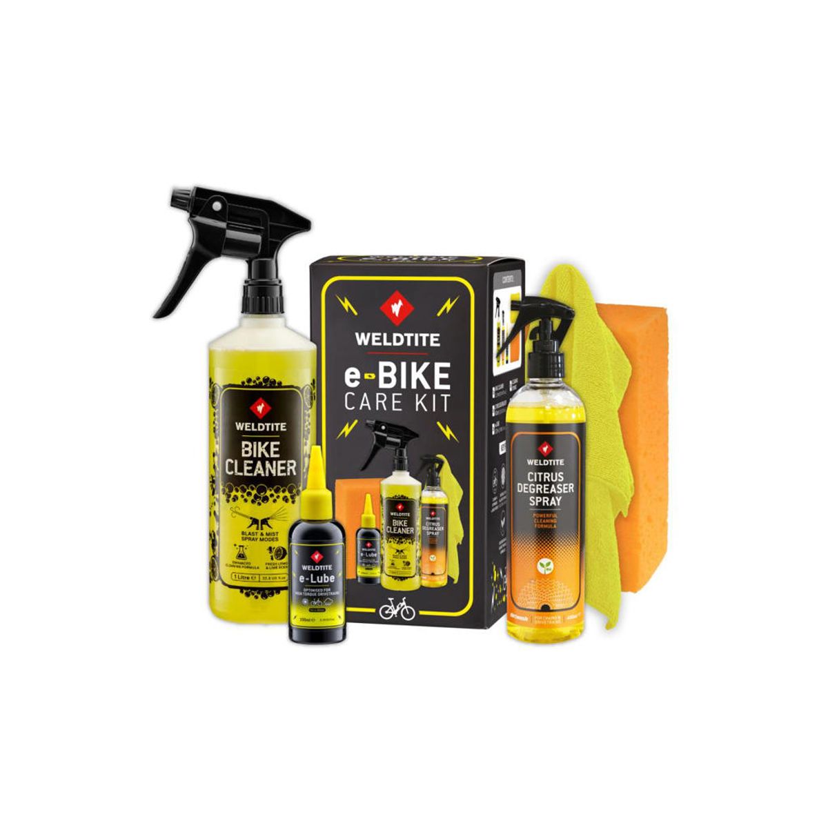 Weldtite E-bike Care Kit - Rengøringssæt