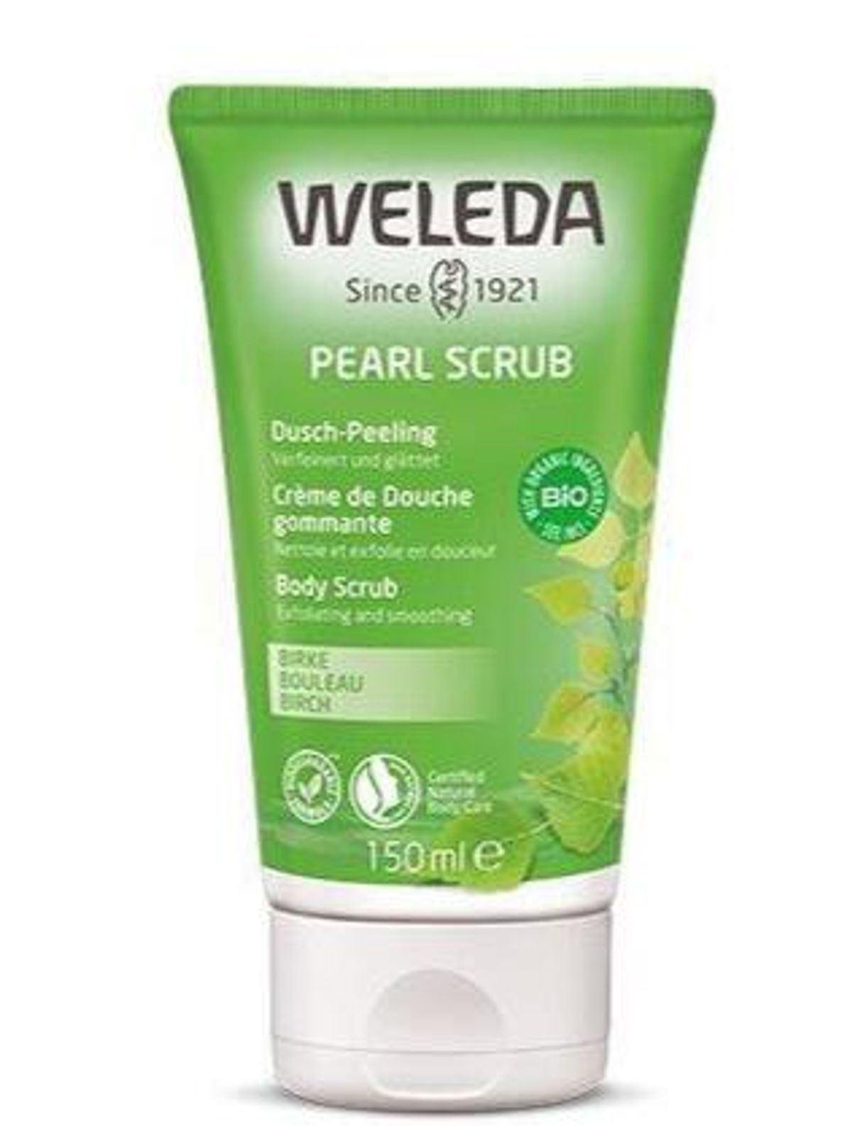 Weleda Birch Pearl Body scrub, 150ml.