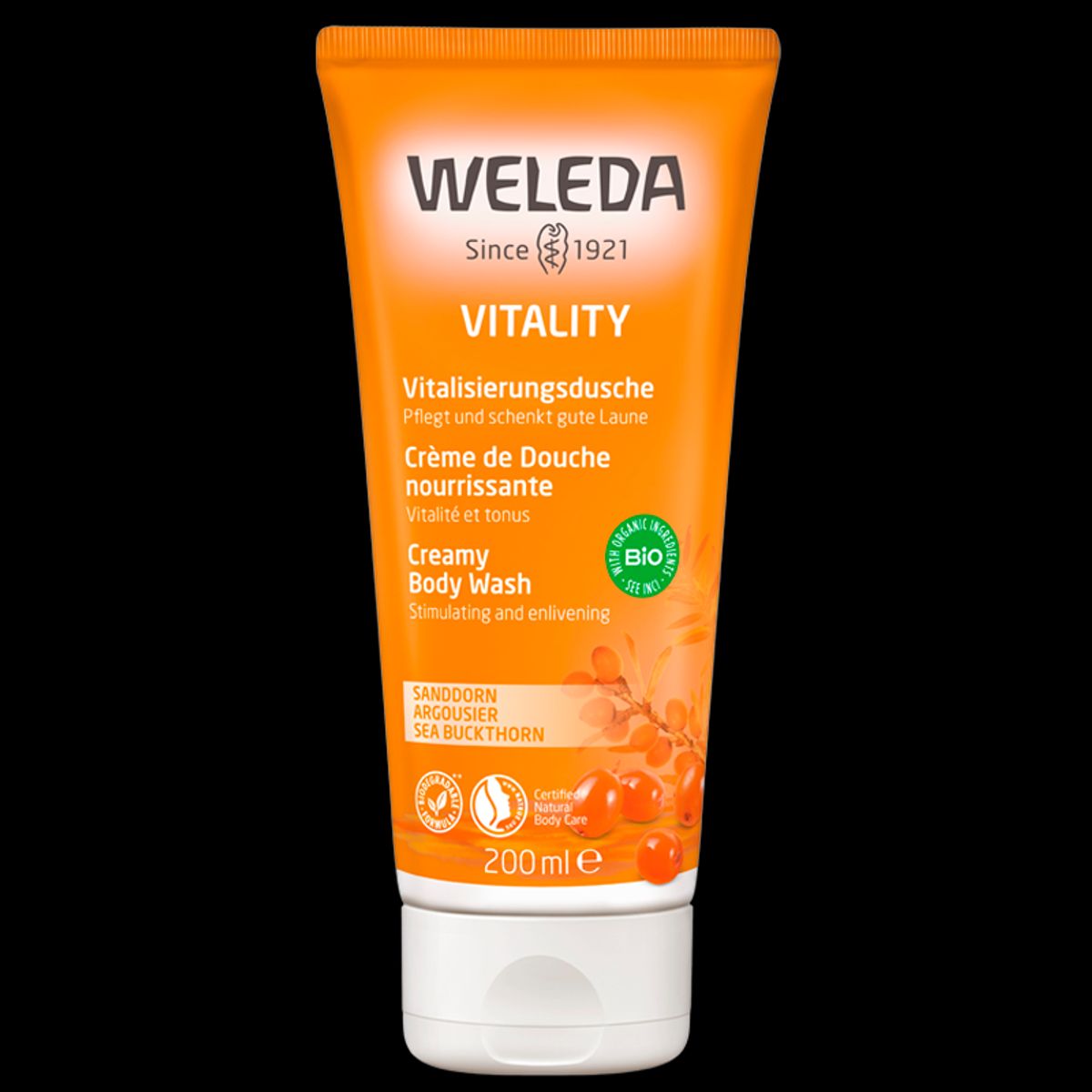 Weleda Creamy Body Wash Sea Buckthorn 200 ml.