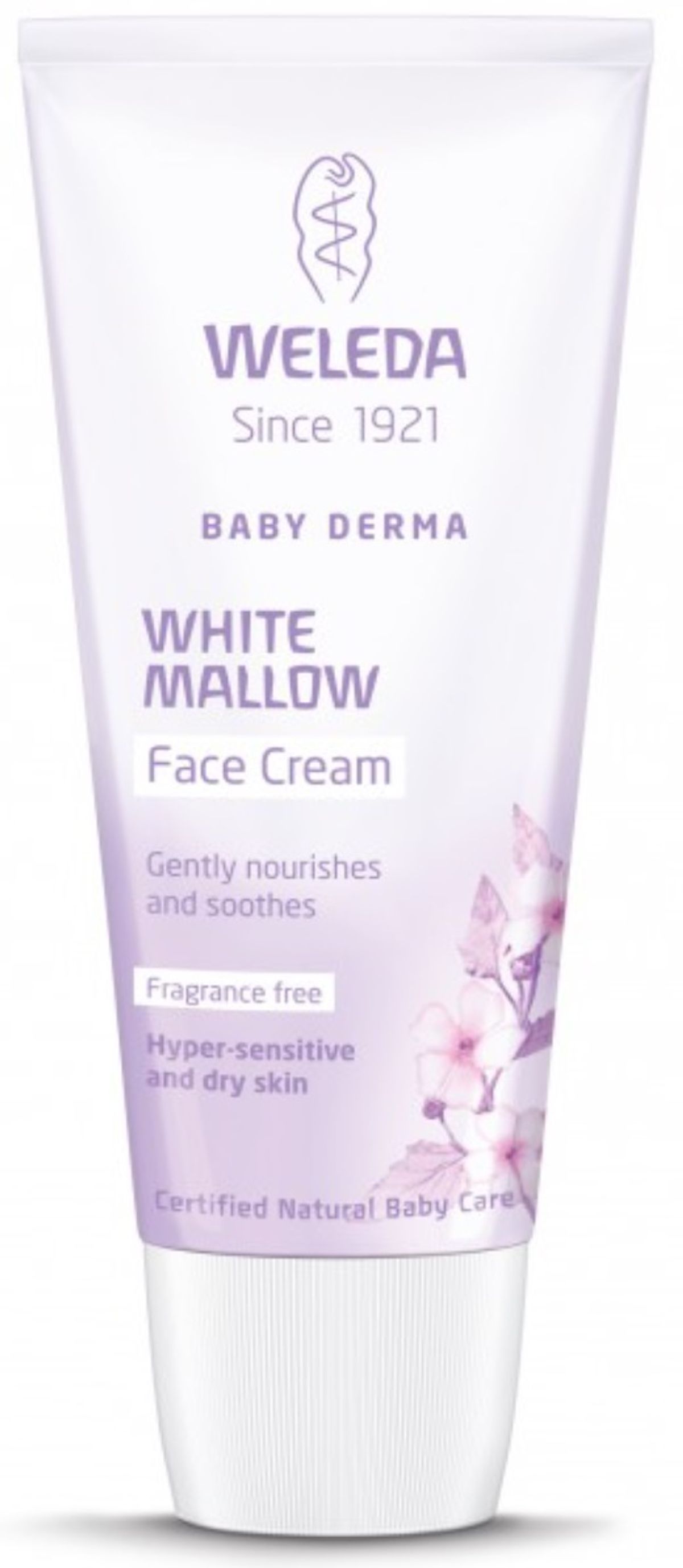 Weleda Face cream White Mallow Baby Derma, 50ml.