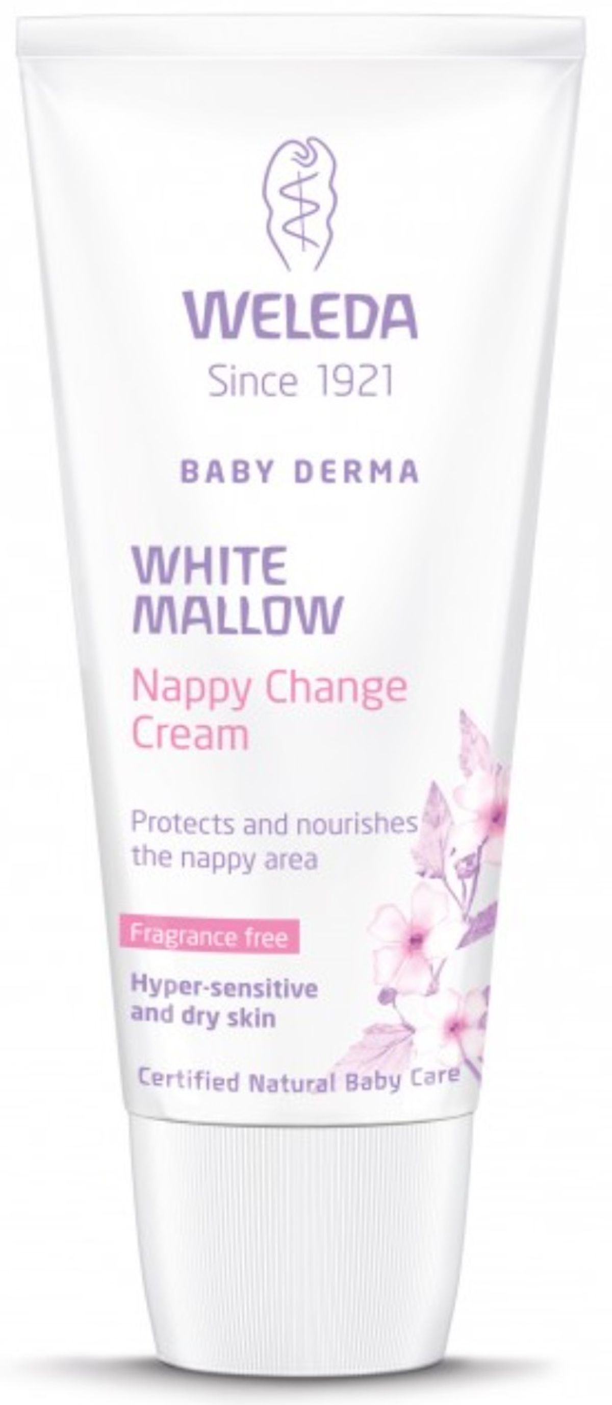 Weleda Nappy change cream White Mallow Baby Derma, 50ml.