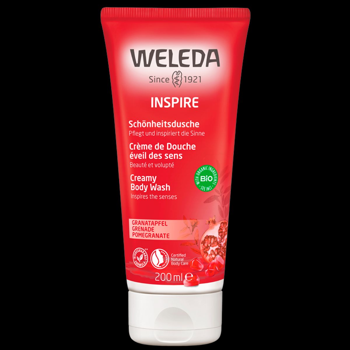 Weleda Pomegranate Creamy Body Wash 200 ml.