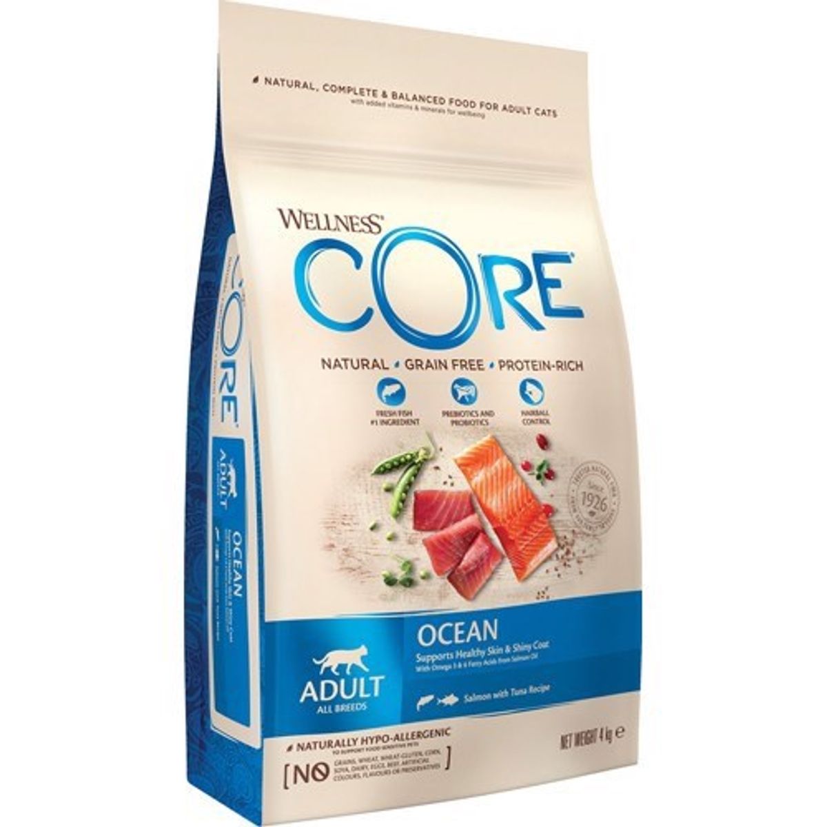 Wellness Core Adult Salmon/Tuna Cat, 4 kg