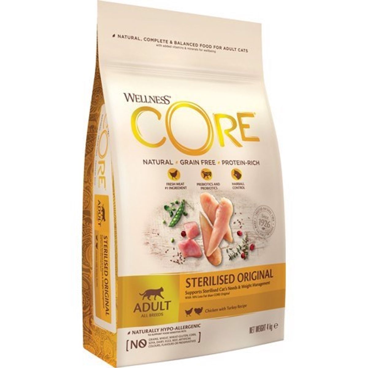 Wellness Core Adult Sterilised Cat, 4 kg