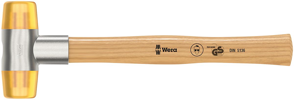 WERA 100 Plasthammer med cellidor baner,5 x 41 mm