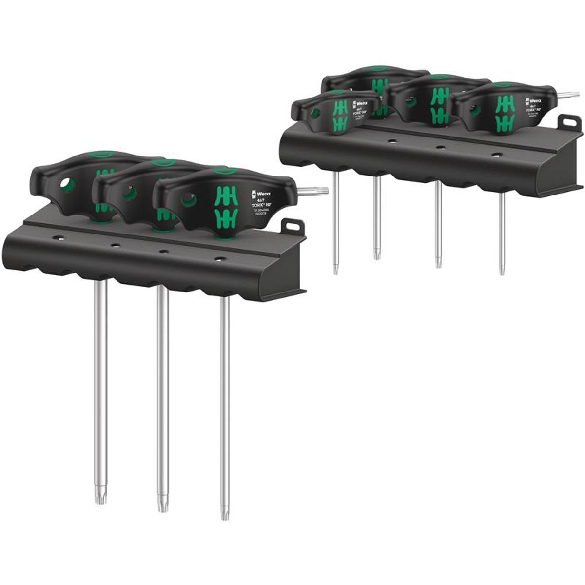 Wera 467/7 TORX ® HF Set 1 T-nøgle sæt med holdefunktion