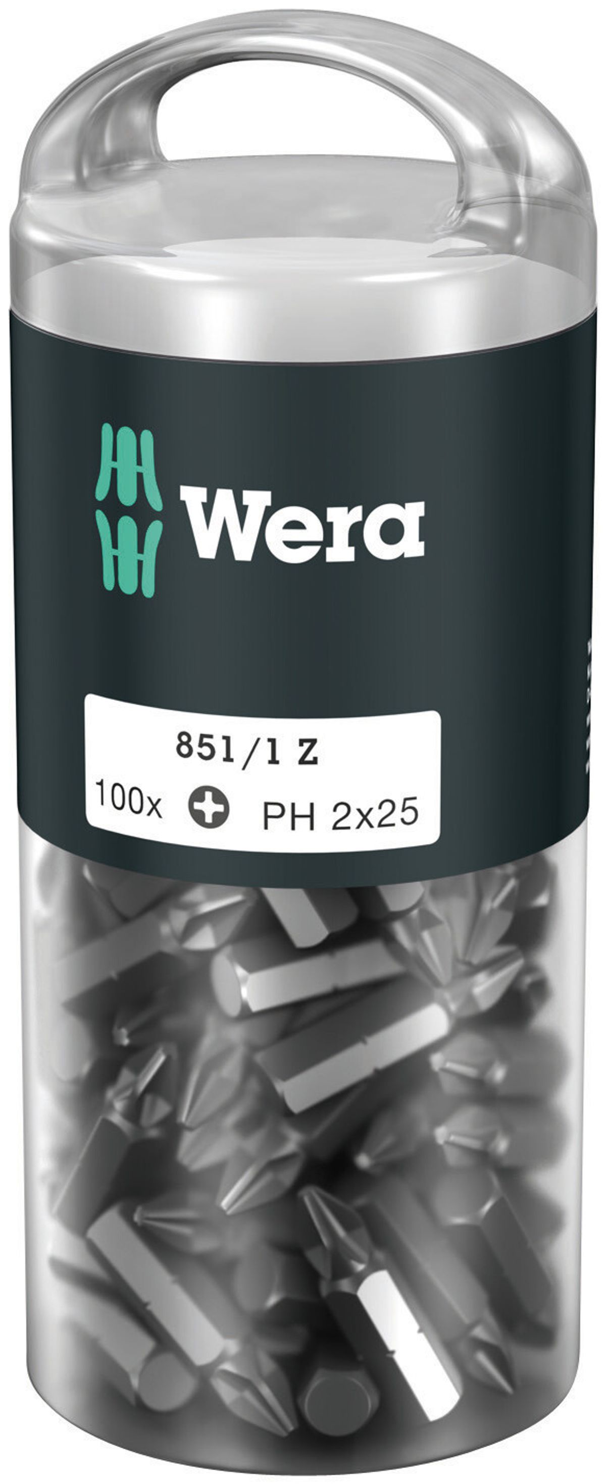 Wera 851/1 Z DIY 100 bits, PH 2 x 25mm 100 stk.