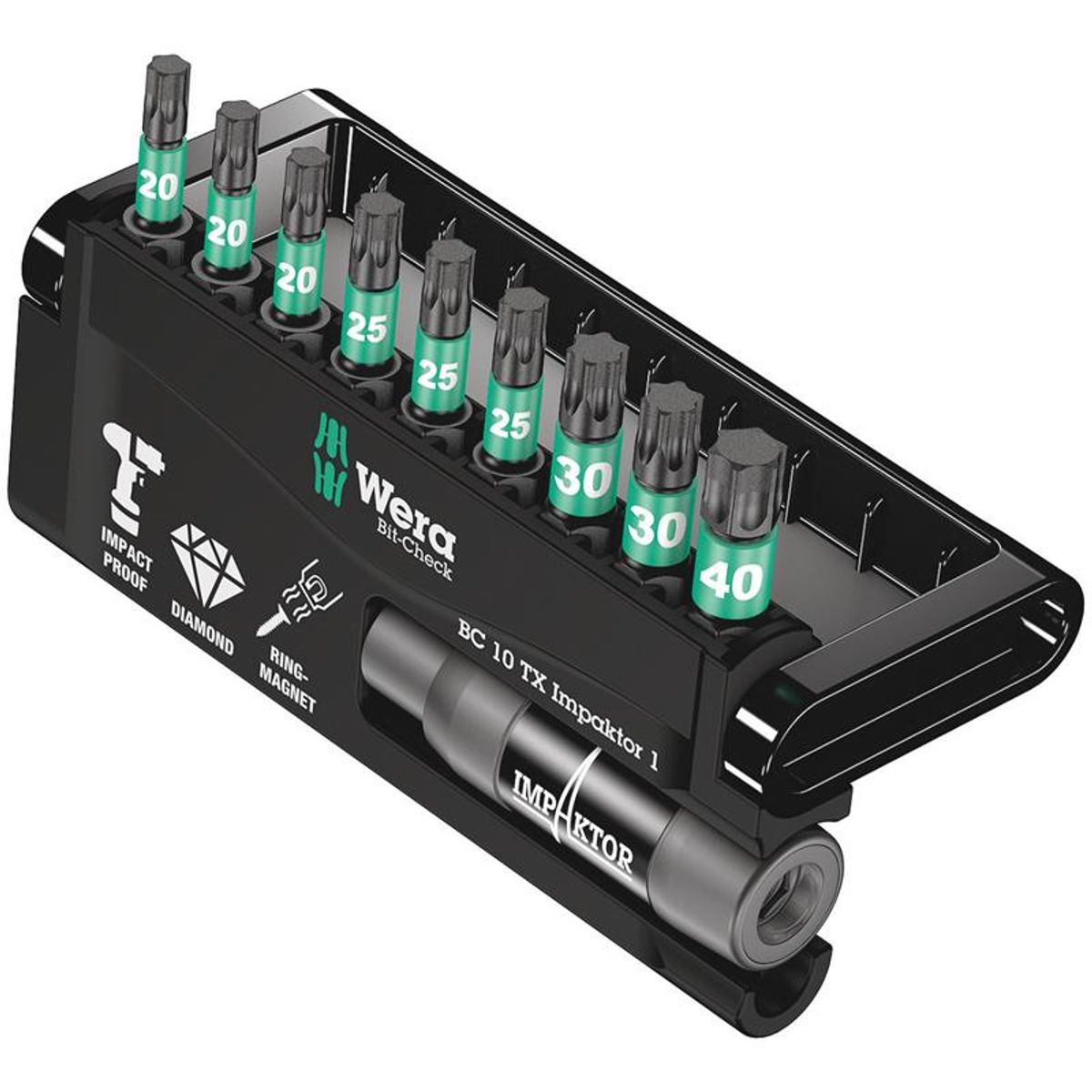 Wera Bit-Check 10 TX Impaktor 1