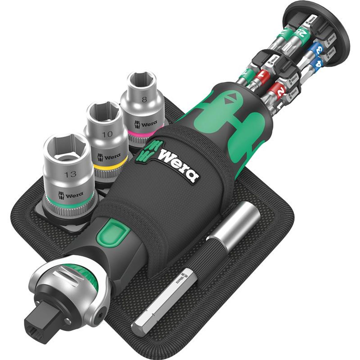 Wera bitsskruetrækker 8009 Zyklop Pocket Set 2 - 18 dele