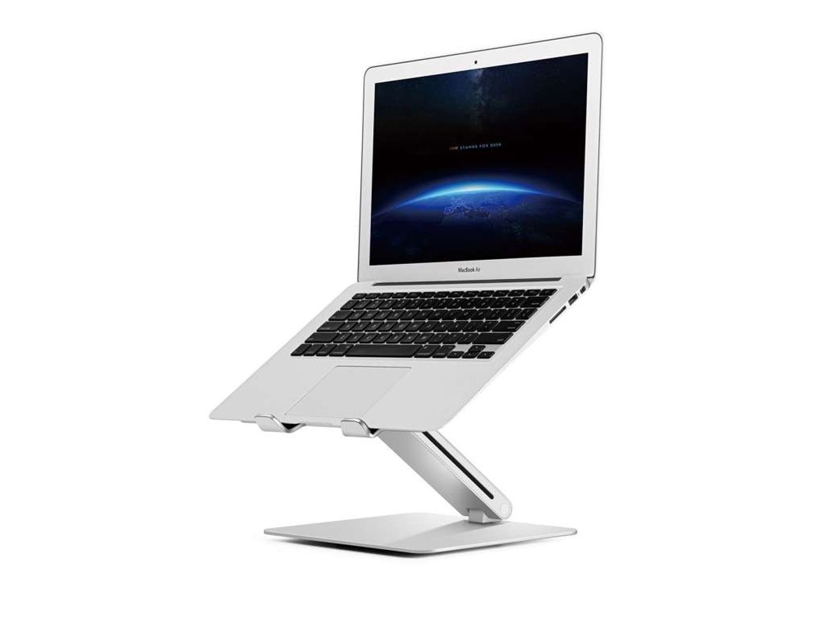 Wergon - Loke - Laptop/macbook - Justerbar & Foldebar Holder 11-15,6&quot; - Sølv