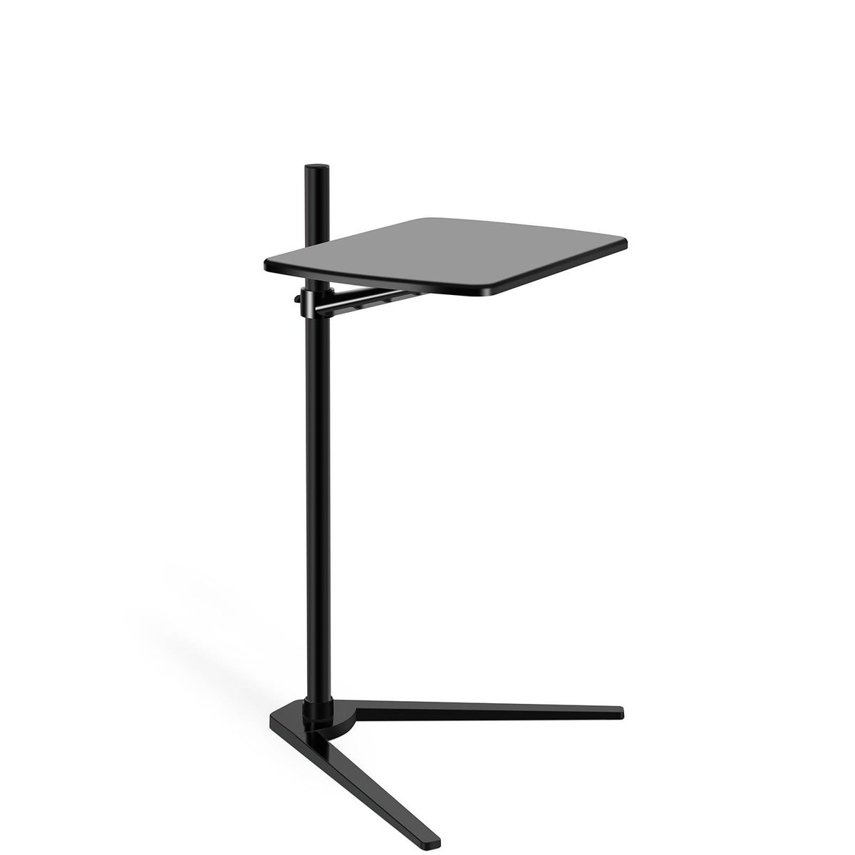 WERGON - Willow Lounge - Laptop / Tablet / Monitor - Justerbar stand med bord - H:30-90cm - Sort