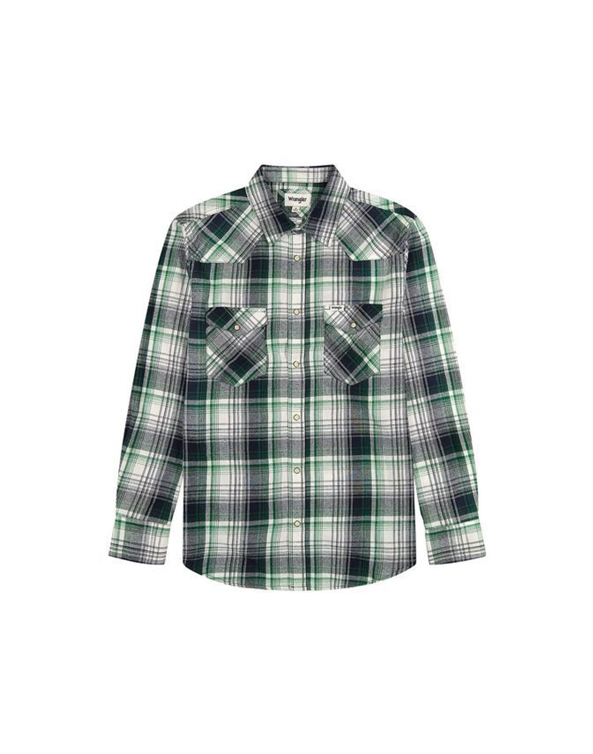 WESTERN_SHIRT GREEN_BLUE