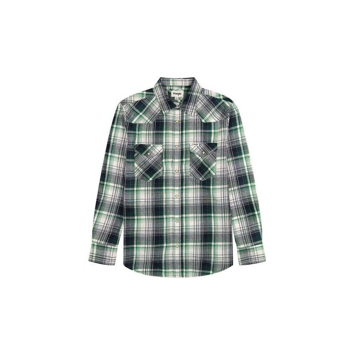 WESTERN_SHIRT GREEN_BLUE