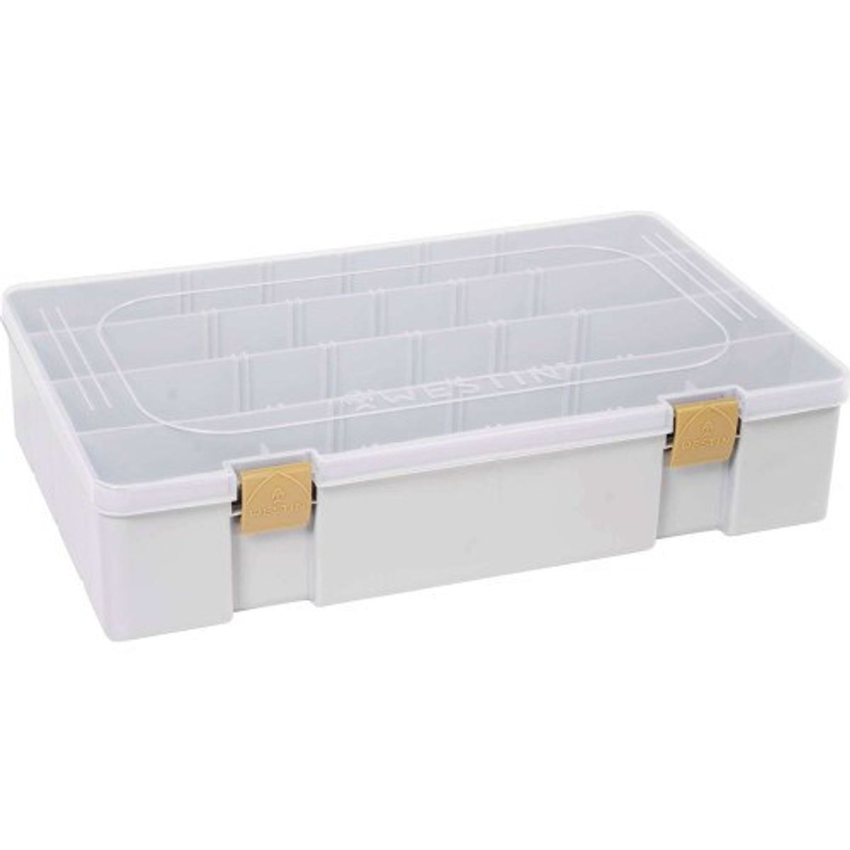 Westin W3 Tackle Box 36x22,5x8cm Grey/Clear